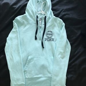PINK half zip hoodie